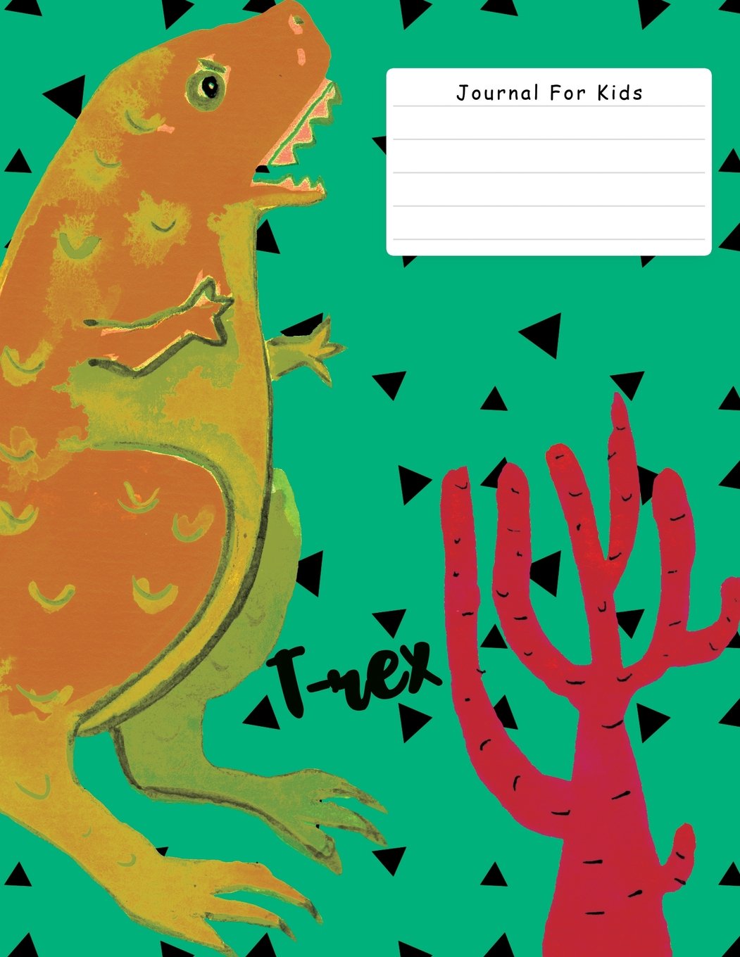 Journal For Kids: Green, Orange, Large Notebook For Kids, Wide Ruled 8.5 x 11 (Journals And Notebooks For Kids) Books