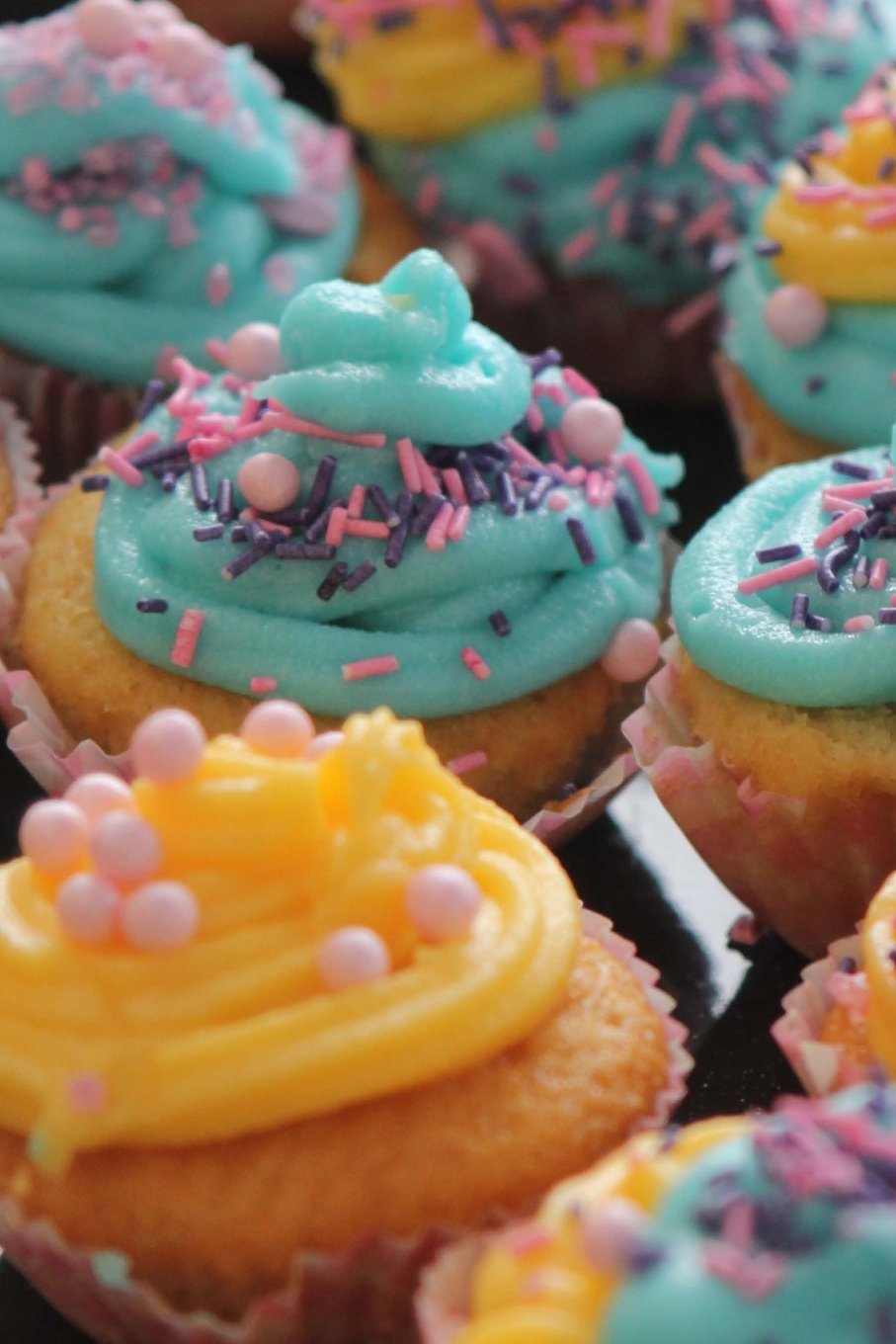 Cupcakes: 150 Lined Journal Pages / Diary / Notebook Featuring Yummy Colorful Cupcakes Desert on the Cover Books