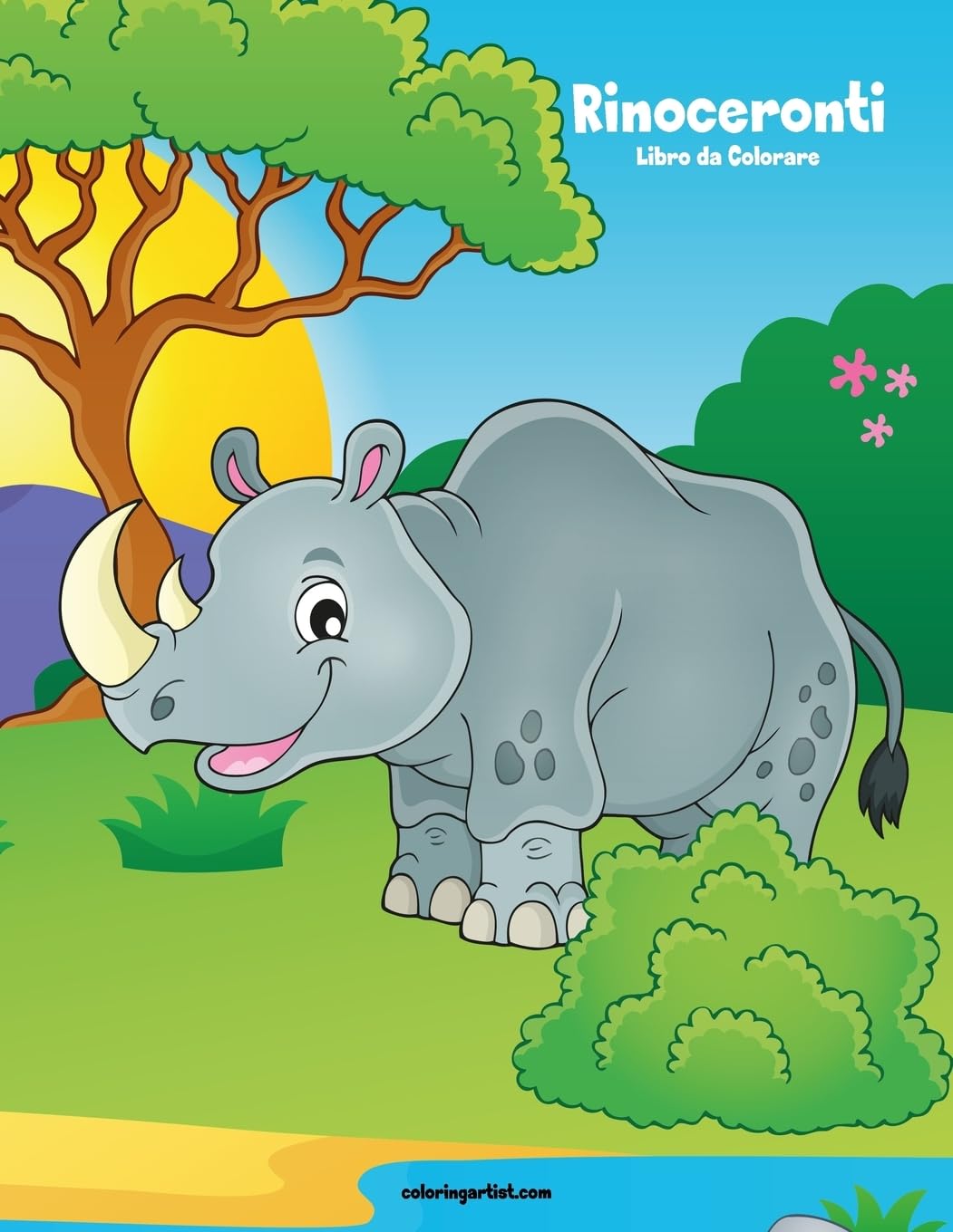 Product Image: Rinoceronti Libro da Colorare 1