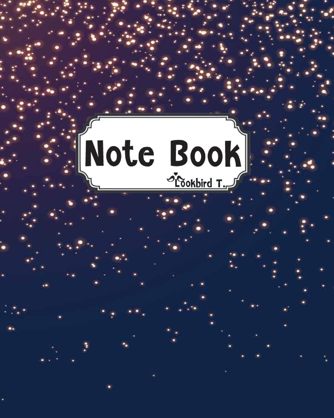 Notebook: beautiful festival glitter 2 : Notebook Journal Diary, 120 Lined pages, 8" x 10" Lifestyle