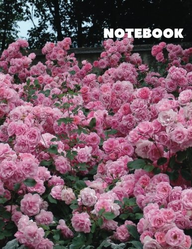 Notebook: Blank Notebook, with 8.5" x 11" Size,200 Pages (Nature Flowers, Band 12) Self-help