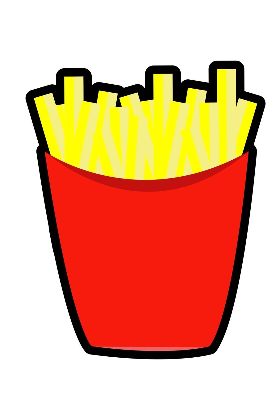 Fries: 150 Lined Journal Pages / Diary / Notebook Featuring an Illustrated Pack of Delicious French Fries on the Cover Books