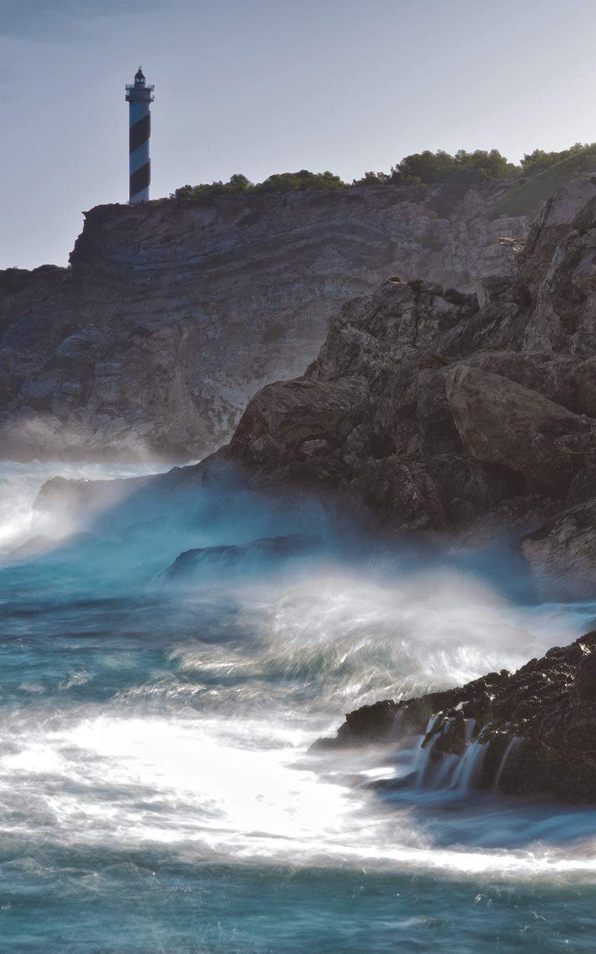 Spain Coastal Lighthouse - Blank Notebook - 5: 101 Pages, 5 x 8, Journal, Soft Cover Travel
