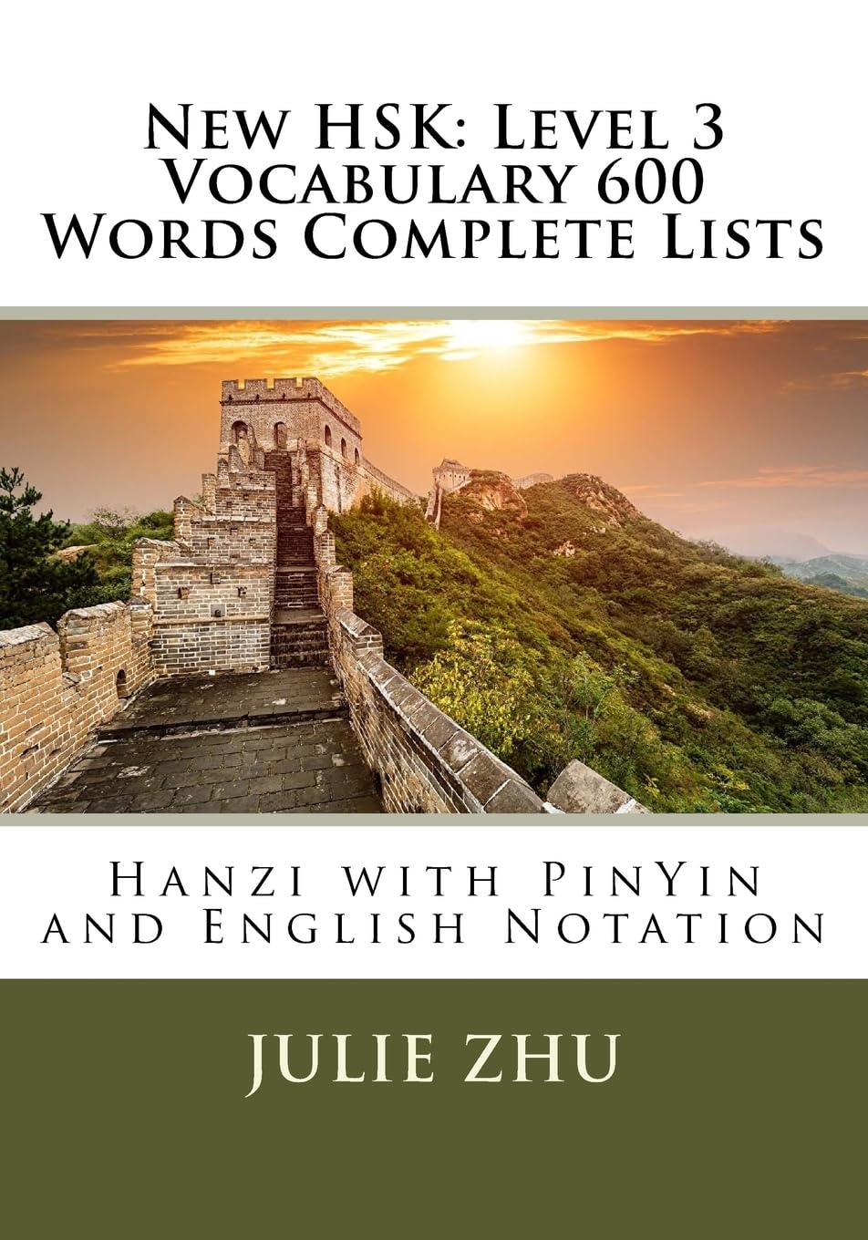 New HSK: Level 3 Vocabulary 600 Words Complete Lists: Hanzi with PinYin and English Notation (HSK Vocabulary and Word Lists, Band 7) Foreign Languages ​​& Dictionaries