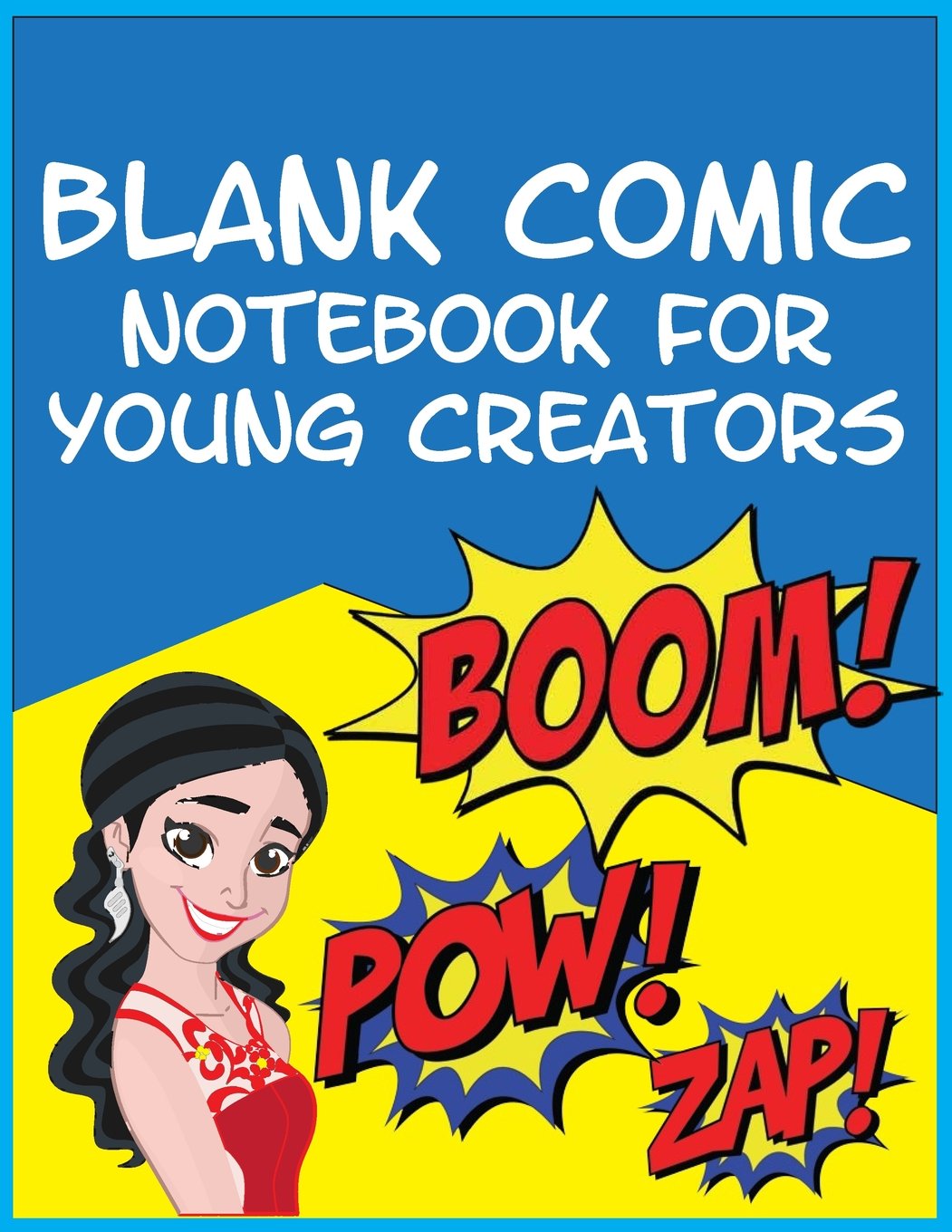 Blank Comic Notebook For Young Creators: Different Panel layouts and Templates for creating your own Comic book, 100+ pages, 8.5 x 11 inches. Tiptoi & Games