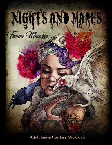 Nights And Mares: Femme Macabre Line Art book