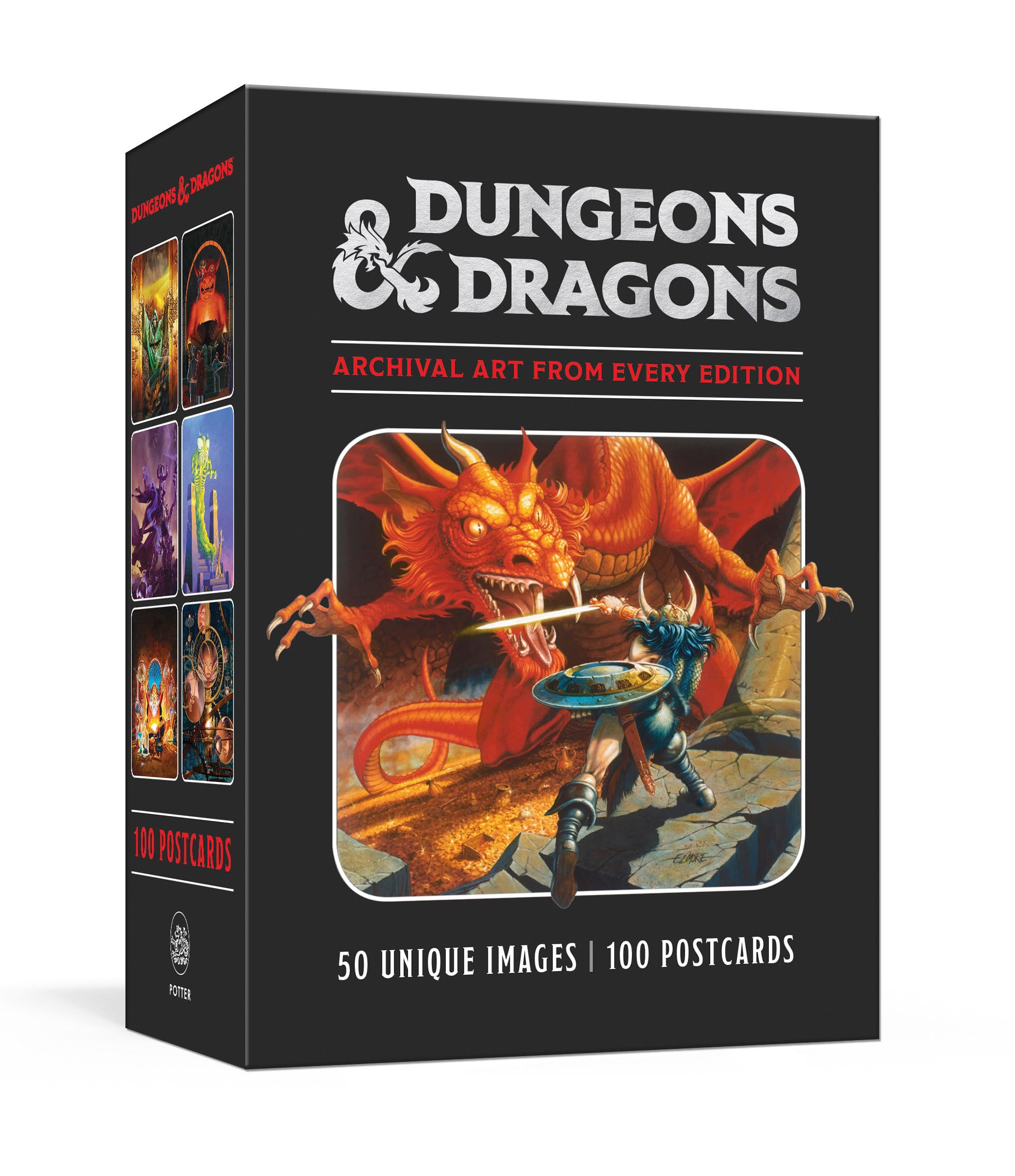 Dungeons & Dragons 100 Postcards: Archival Art from Every Edition: 100 Postcards (Dungeons & Dragons Social Sciences