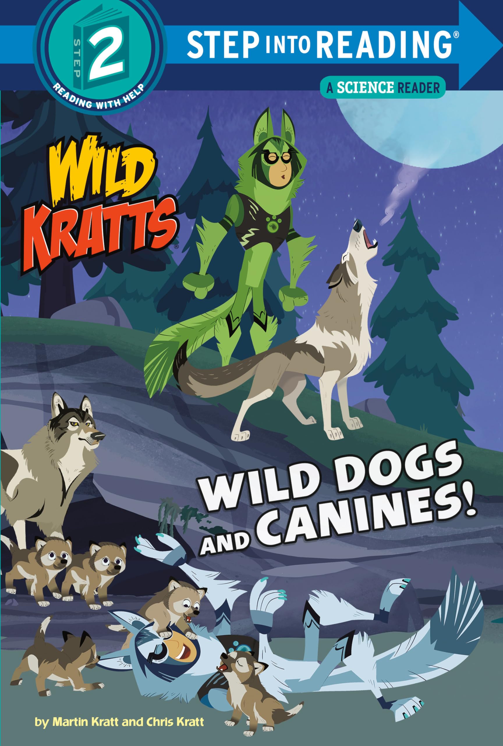 Wild Dogs and Canines! (Wild Kratts) (Step into Reading) Non-fiction