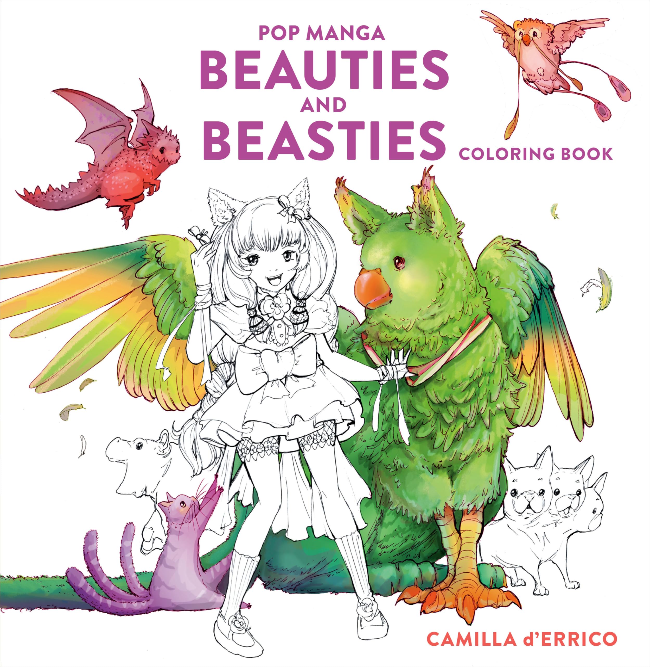Pop Manga Beauties and Beasties Coloring Book Books