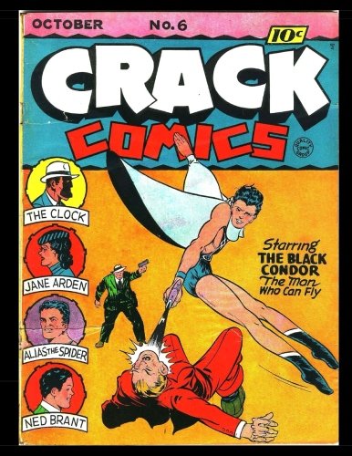 Crack Comics #6: Golden Age Superhero Comic 1940 Superheroes