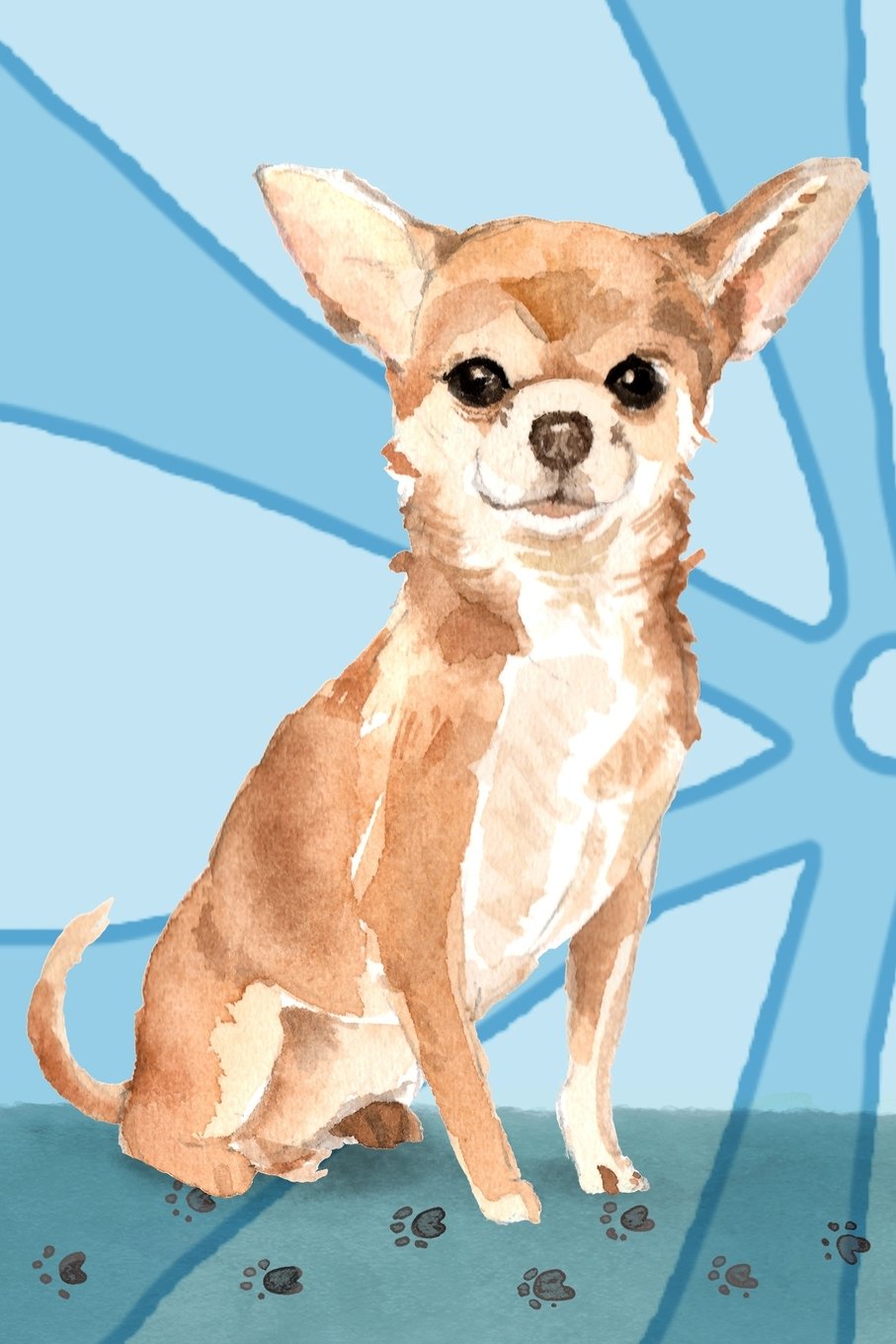 Bullet Journal Notebook For Dog Lovers, Chihuahua Sitting Pretty 2: 162 Numbered Pages With 150 Dot Grid Pages, 6 Index Pages and 2 Key Pages For ... Carry Size. (Wagworthy Dot Series 2, Band 2) Self-help