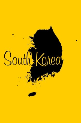 South Korea - Sunflower Yellow 101 - Lined Notebook with Margins - 6X9: 101 Pages, Medium Ruled, 6 x 9 Journal, Soft Cover Travel
