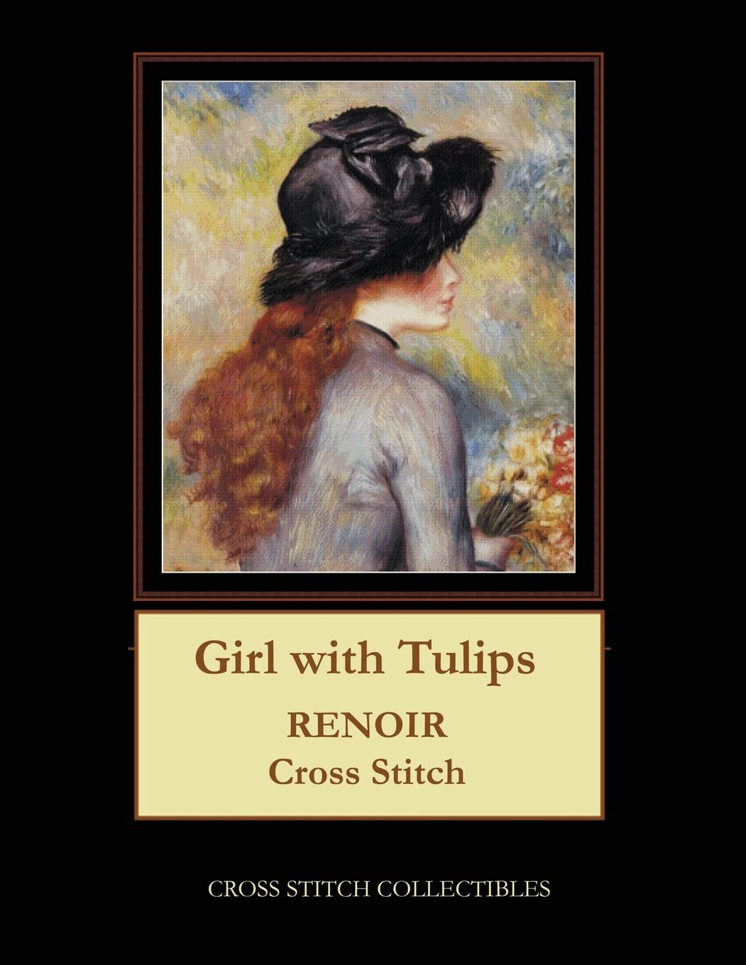 Girl with Tulips: Renoir Cross Stitch Pattern Hobbies & Crafts