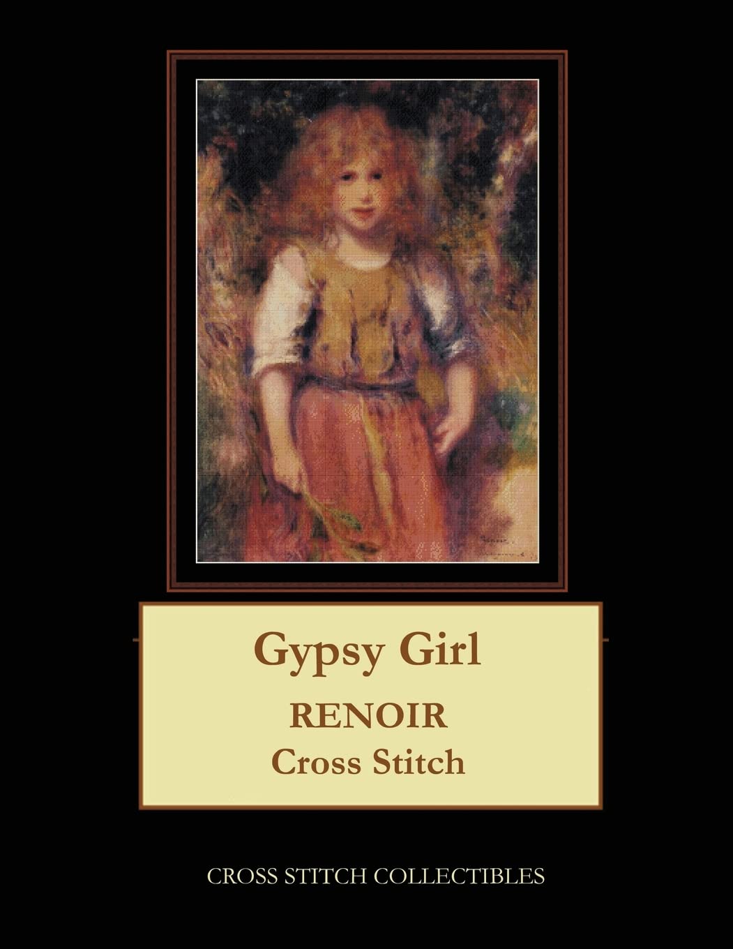 Gypsy Girl: Renoir Cross Stitch Pattern Hobbies & Crafts
