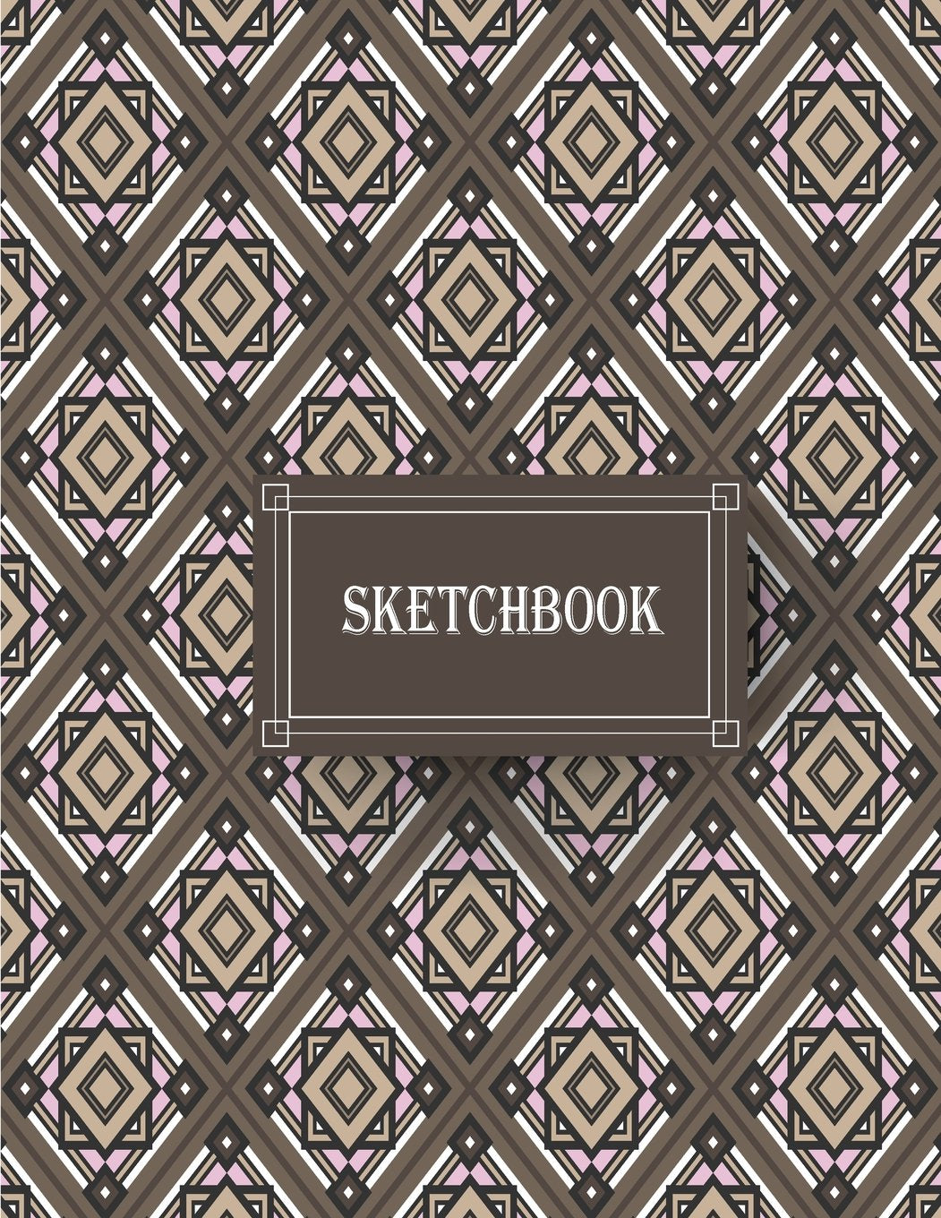 Sketchbook: Geometric pattern: 110 Pages of 8.5" x 11" Blank Paper for Drawing, Doodling or Sketching (Sketchbooks) book