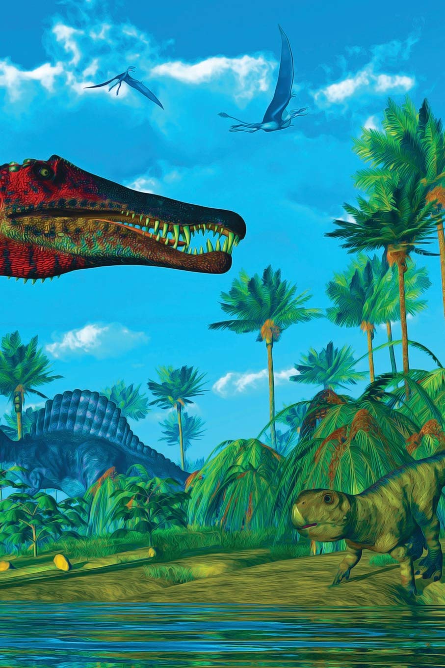 Jurassic Journal: Blank Notebook Diary Memoir Log Logue (Jurassic 365 Lined, Band 1) Business & Technology