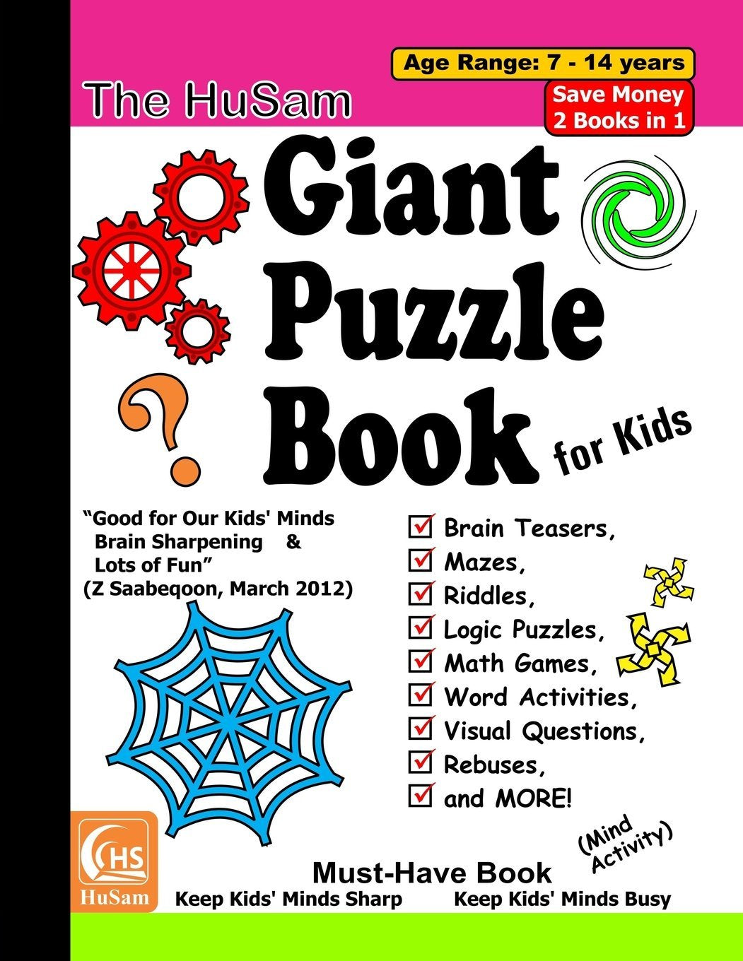 The HuSam Giant Puzzle Book for Kids Leisure & Fun