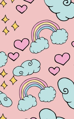 Carnet de Mots de Passe: A5 - 98 Pages - 005 - dessins coeurs etoiles arc en ciel Computer Science