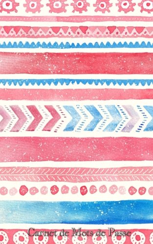 Carnet de Mots de Passe: A5 - 98 Pages - 159 - Watercolor - Motifs Geometriques book