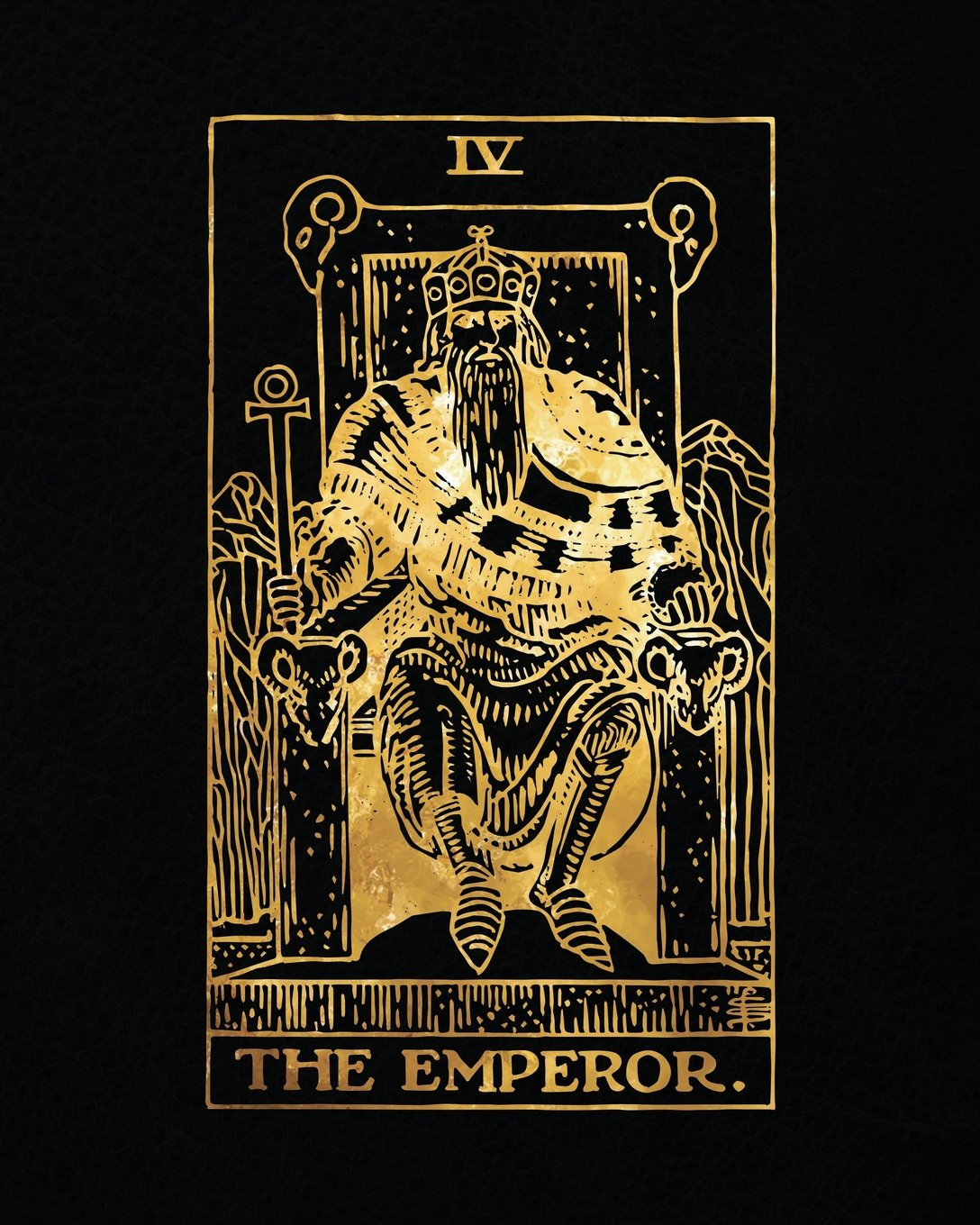 The Emperor: Tarot Card Bullet Journal Notebook - 150 Dot Grid Pages, 8 x 10 inches (Tarot Card Books) Philosophy