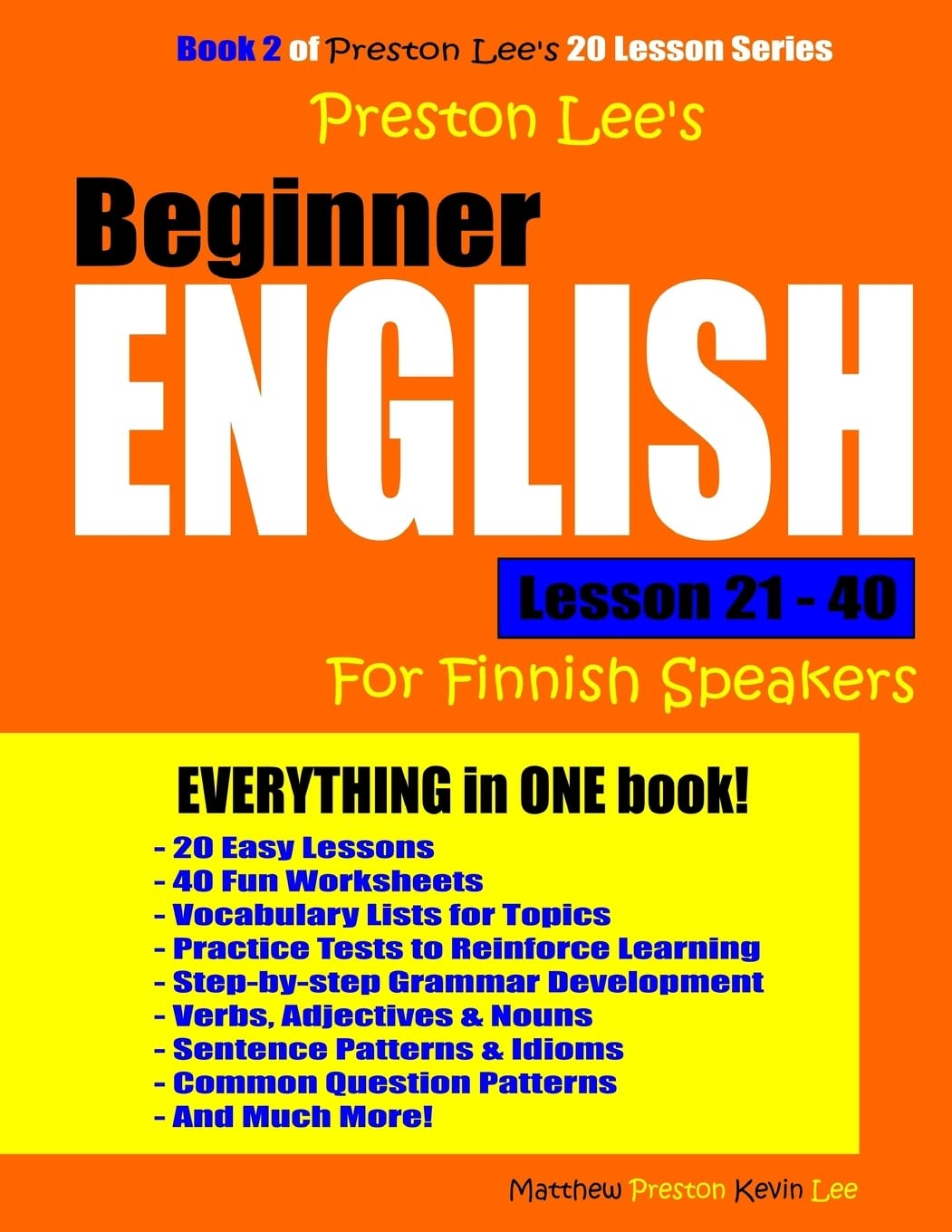 Preston Lee's Beginner English Lesson 21 - 40 For Finnish Speakers (Preston Lee's English For Finnish Speakers) Foreign Languages ​​& Dictionaries