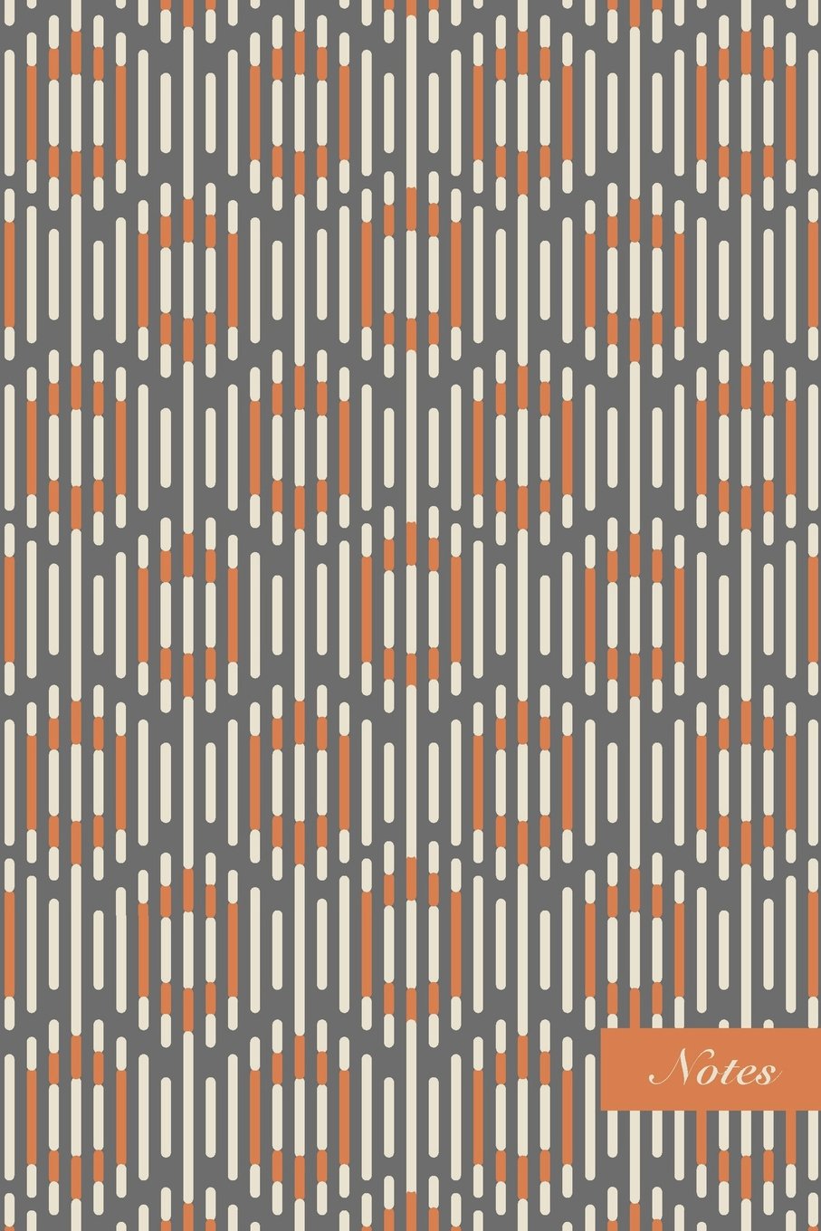 Notes: 6"x9" Unruled Blank Pages Notebook Seamless Oriental Southeast Asian Pattern Cover Polygon Geometry Stitch Cross Frame Line. Matte Softcover Note Book Journal Film, Art & Culture