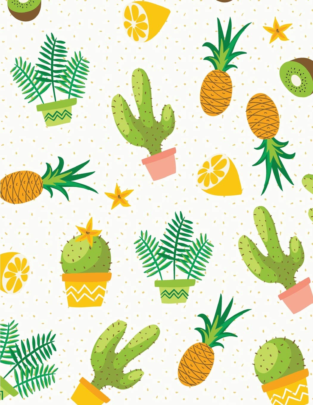 Cactus Notebook: Nature Journal Book Ruled Lined Women Girl Writing Diary Record Plan Garden Printed Design The Desert Plant Pot Note Pad (Composition ... 8.5 x 11 Inches, 121 Lined Page, Paperback) Self-help