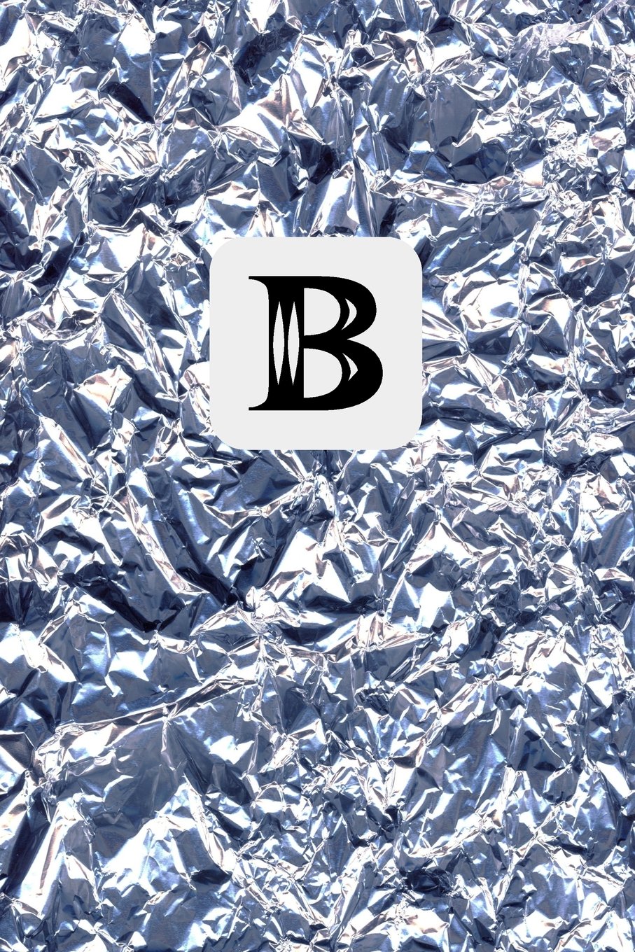 B: 6x9 Inches, Monogram Initial “B” Cover Journal Media & Communication