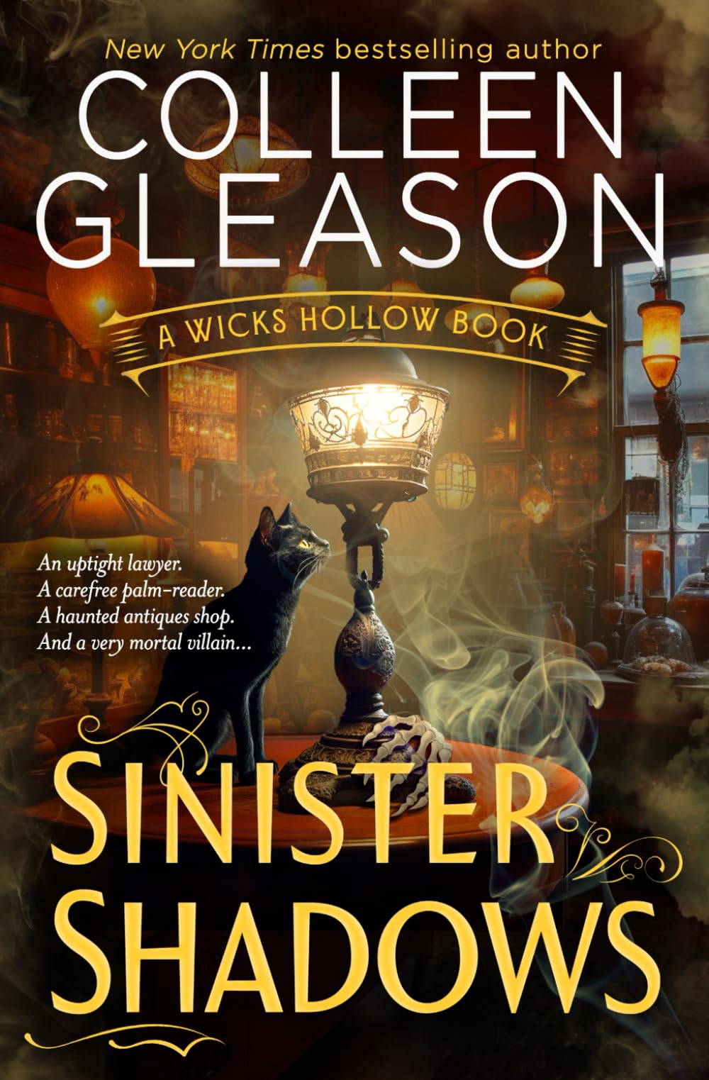 Sinister Shadows: A Ghostly Romance & Cozy Mystery (Wicks Hollow) Detective & CSI