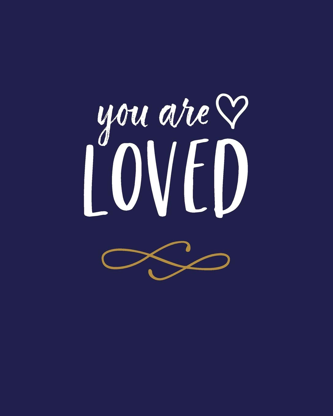 You Are Loved: My Prayer Journal / Notebook: 8" x 10" (Royal Blue) Self-help