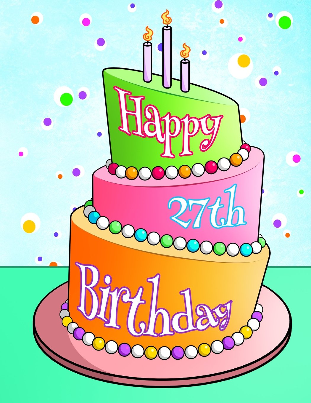 Happy 27th Birthday: Discreet Internet Website Password Organizer, Birthday Gifts for 27 Year Old Men and Women, Brother or Sister, Son or Daughter, 8 1/2" x 11" Computer Science
