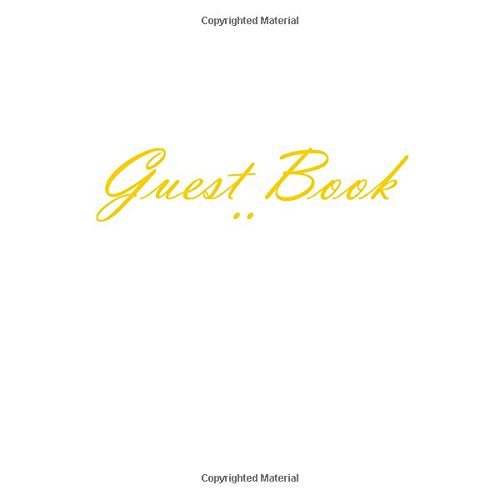 Guest Book ..: 100 PAGES, 8.5 x 8.5 inches = 21.59 x 21.59 cm, White matte cover - S. Books Business, Finance & Career