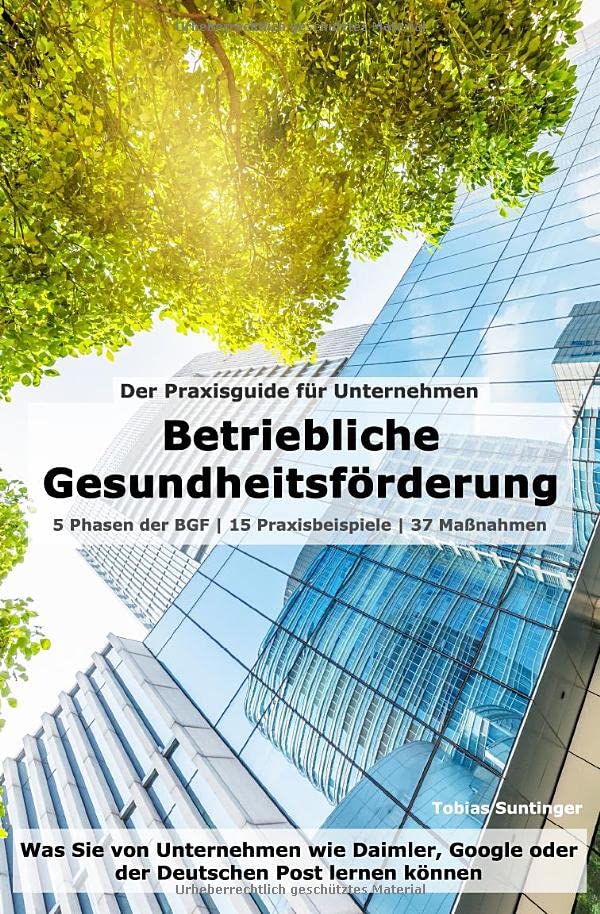 Betriebliche Gesundheitsförderung (BGF) | Der Praxisguide für Unternehmen: Was Sie von Unternehmen wie Daimler, Google oder der Deutschen Post lernen können Business, Finance & Career