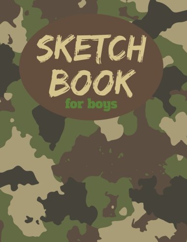 Sketch Book For Boys: 8.5" x11", Blank Paper for Drawing, Arts and Crafts Drawing Pad for Sketching and Doodling Non-fiction