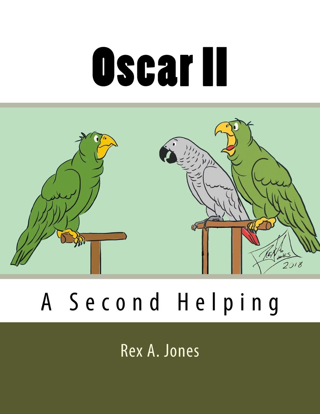 Oscar II: A Second Helping (Oscar the Cartoon Parrot Books, Band 2) Manga