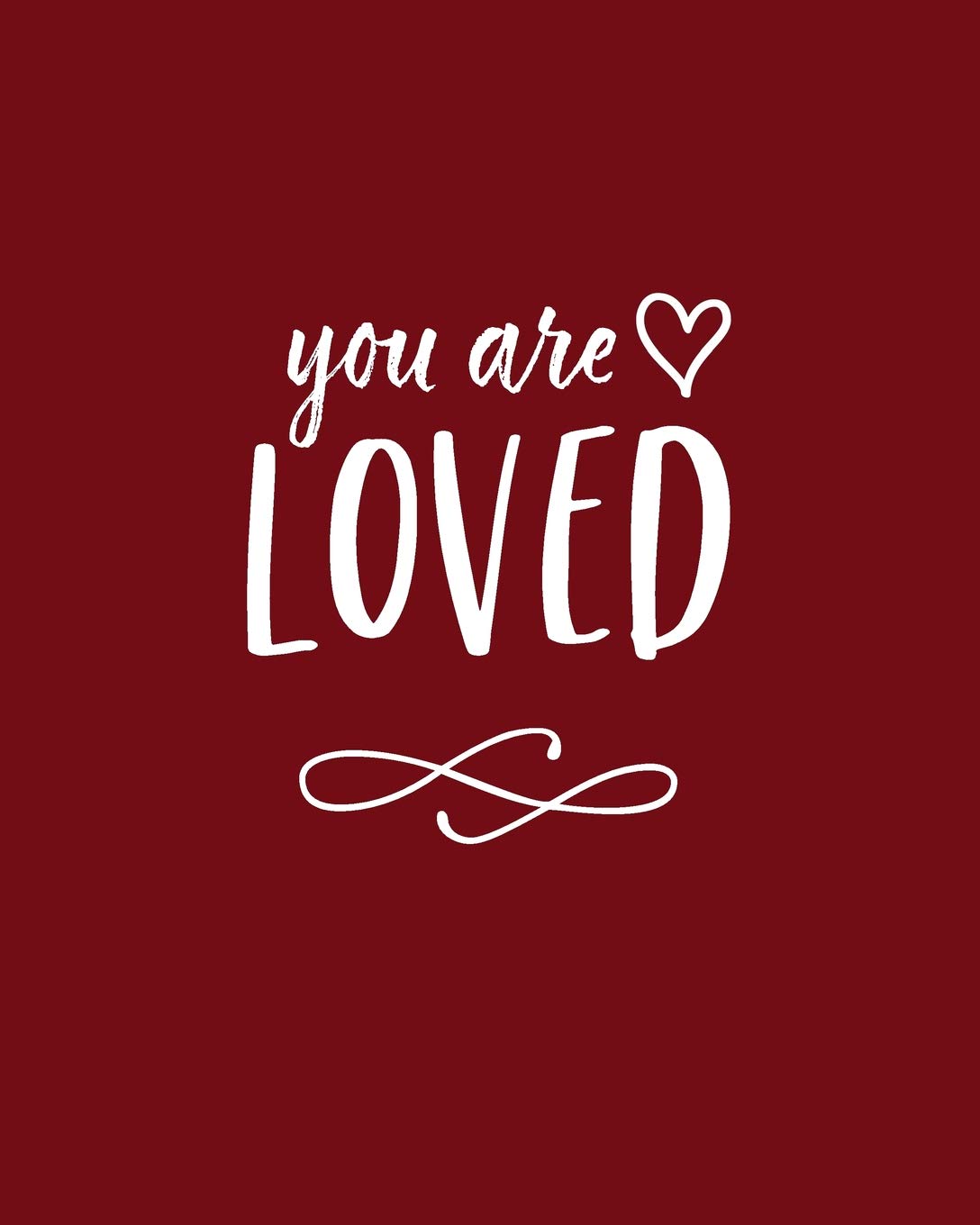 You Are Loved: My Prayer Journal / Notebook: 8" x 10" (Strawberry) Self-help