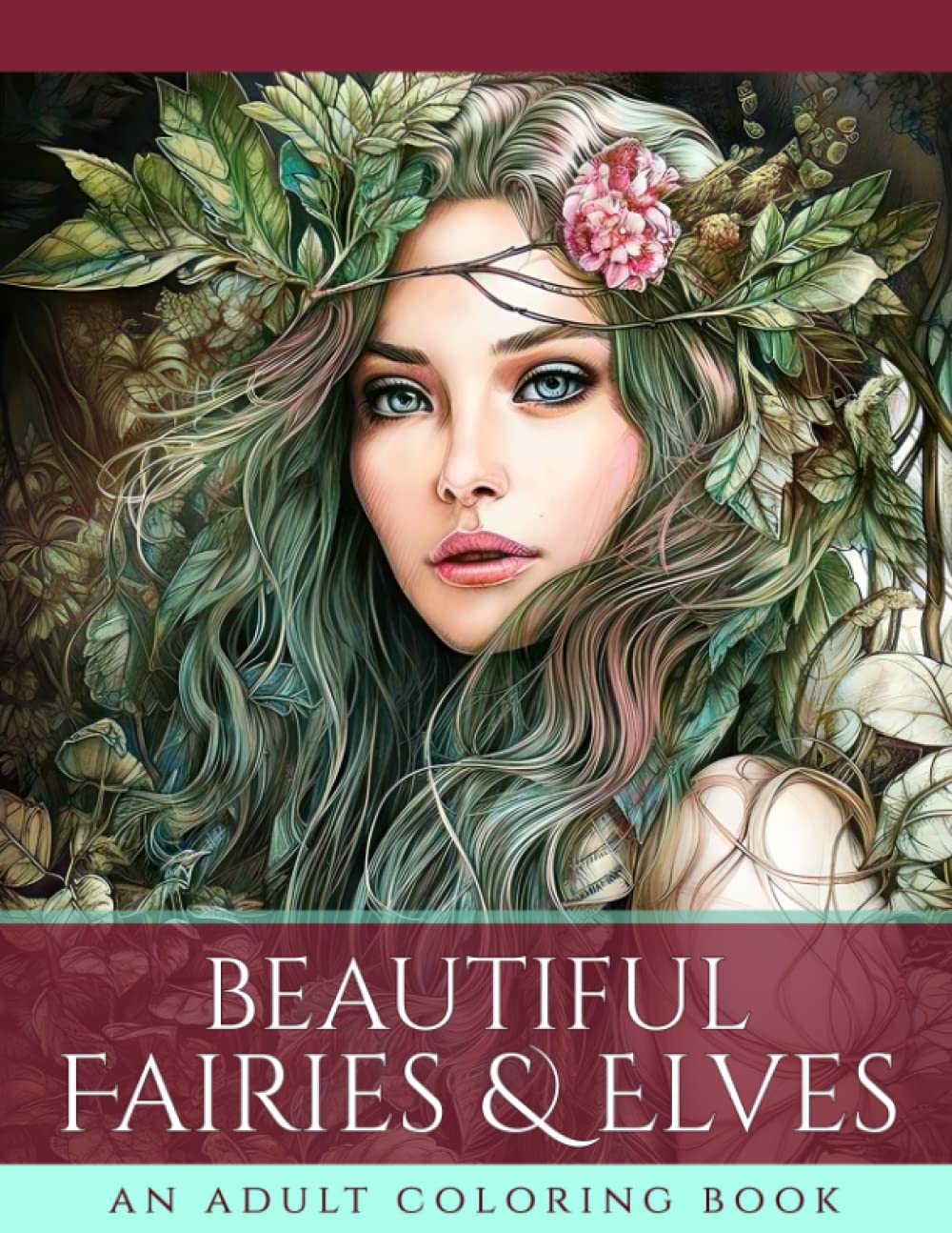 Beautiful Fairies & Elves: An Adult Coloring Book (Live Beautiful Coloring Books) Film, Art & Culture