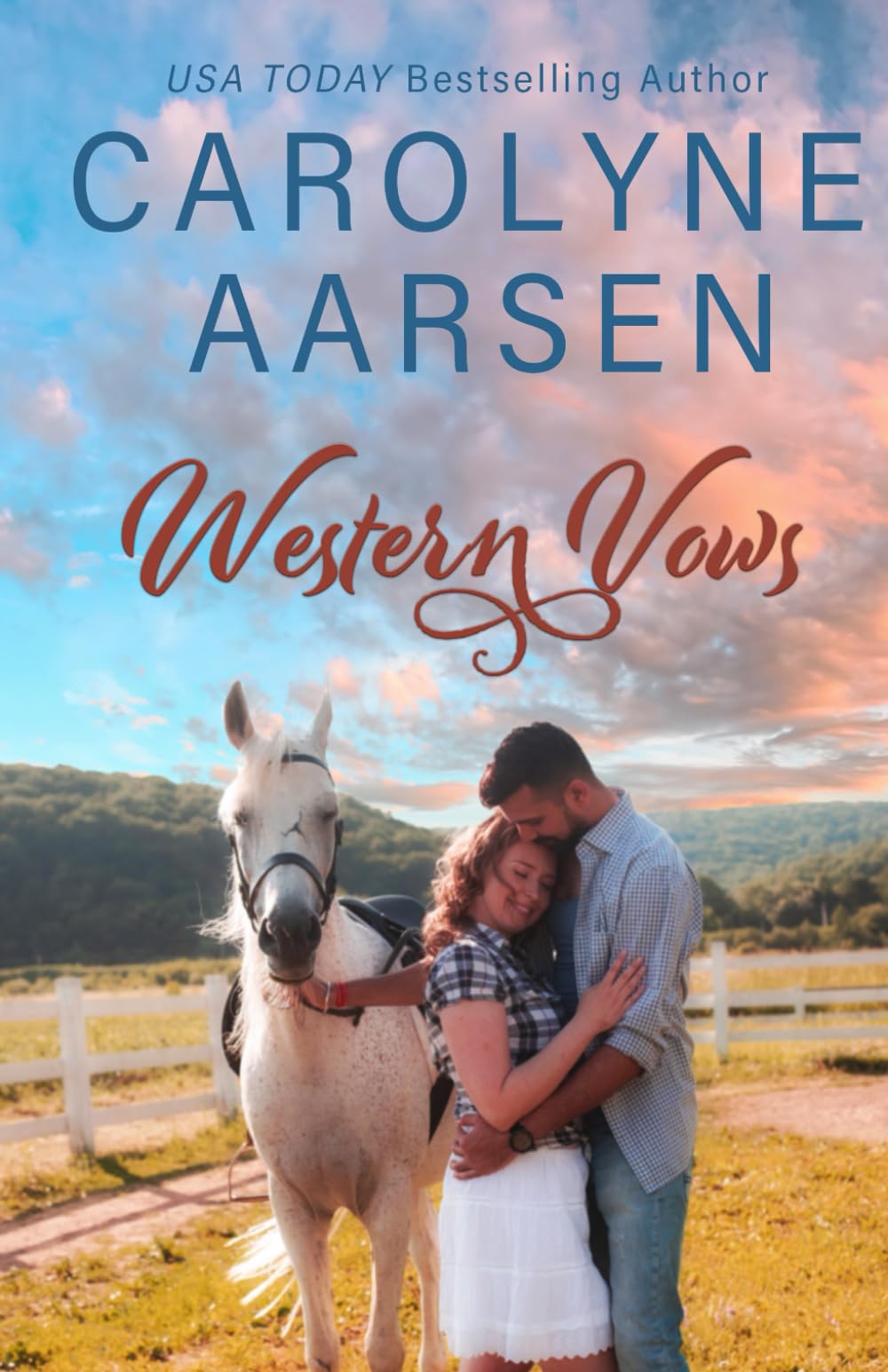 Western Vows: A Sweet Christian Western Romance: A Sweet Western Romance (Cowboys of Aspen Valley, Band 5) Action & Adventure