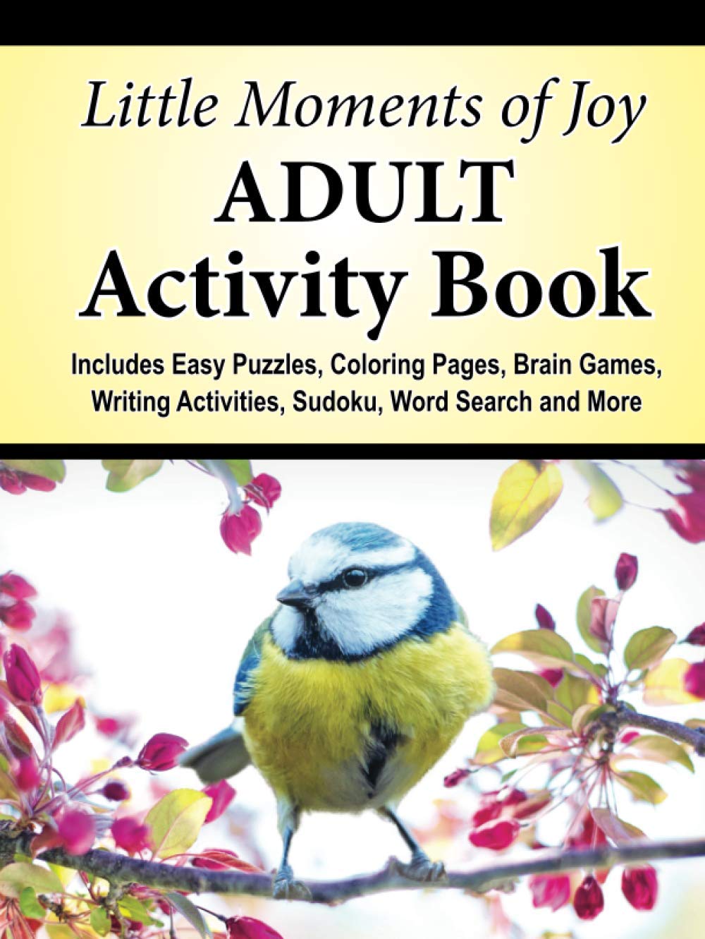 Little Moments of Joy Adult Activity Book: Includes Easy Puzzles, Coloring Pages, Brain Games, Writing Activities, Sudoku, Word Search and More Leisure & Fun