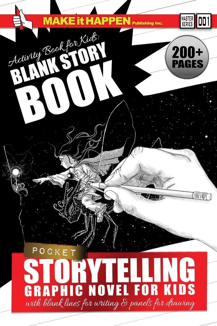 Activity Book for Kids: Blank Story Book: Storytelling Graphic Novel for Kids with Blank Lines for Writing & Panels for Drawing (How to Write a Book for Kids, Band 1) Manga