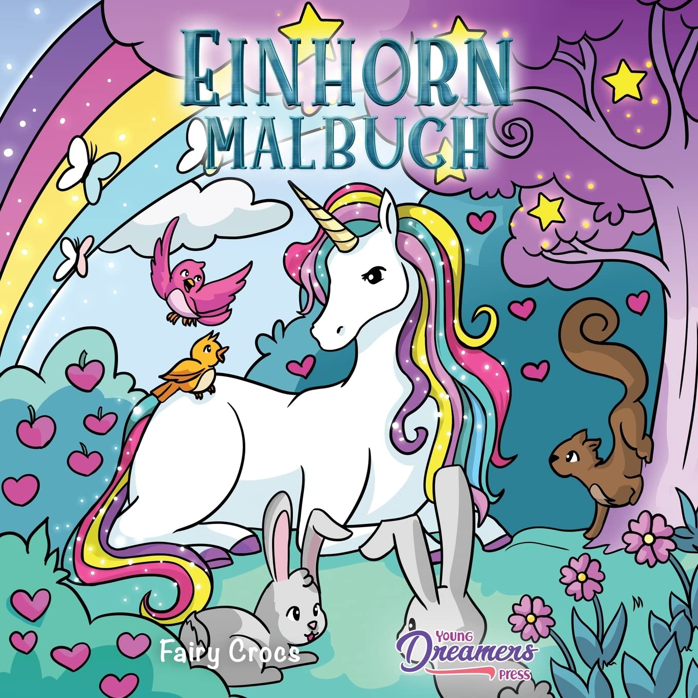 Einhorn Malbuch: Für Kinder im Alter von 4-8 Jahren (Malbücher Für Kinder, Band 4) Arts & Music