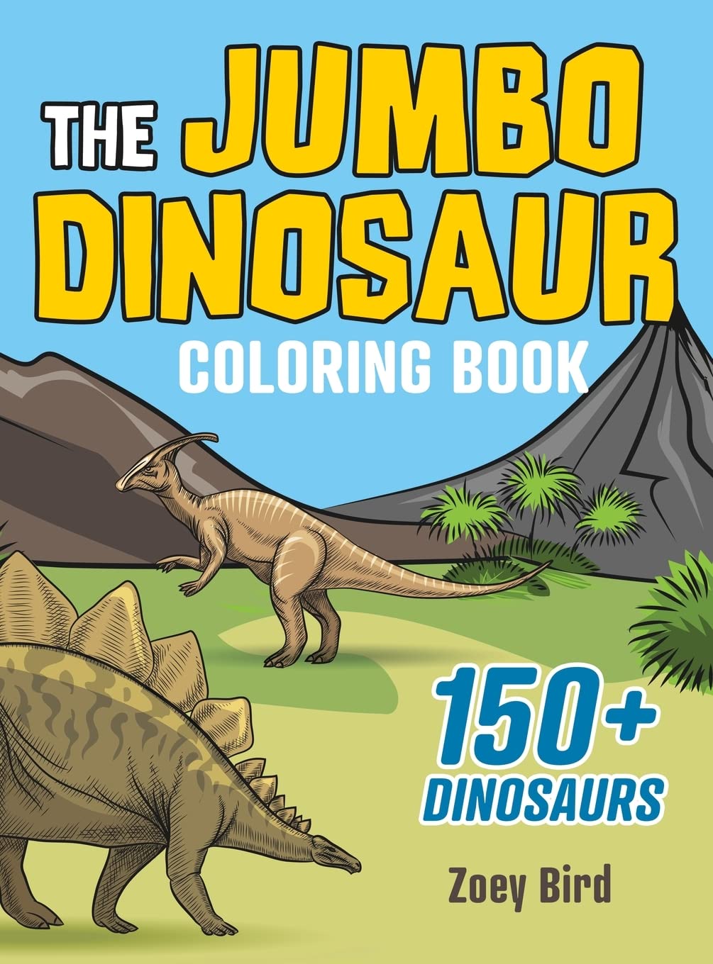 The JUMBO Dinosaur Coloring Book Tiptoi & Games