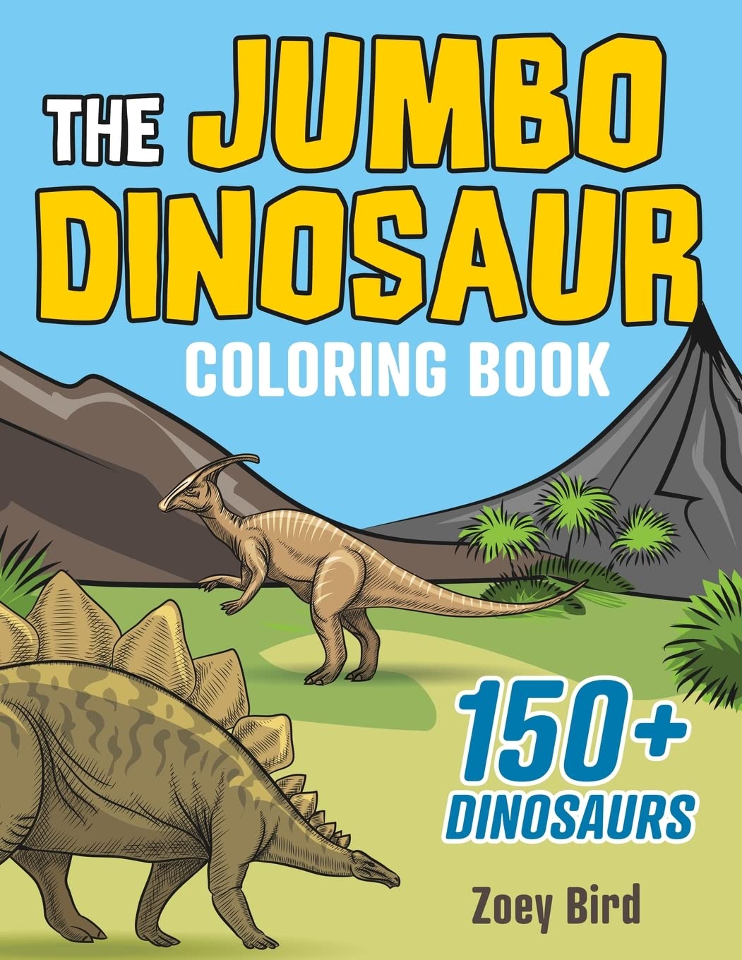 The JUMBO Dinosaur Coloring Book Tiptoi & Games