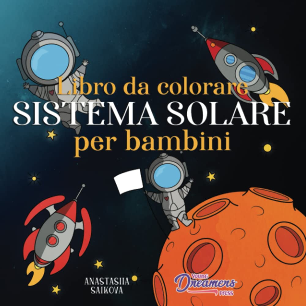 Libro da colorare sistema solare per bambini Living & Furnishing