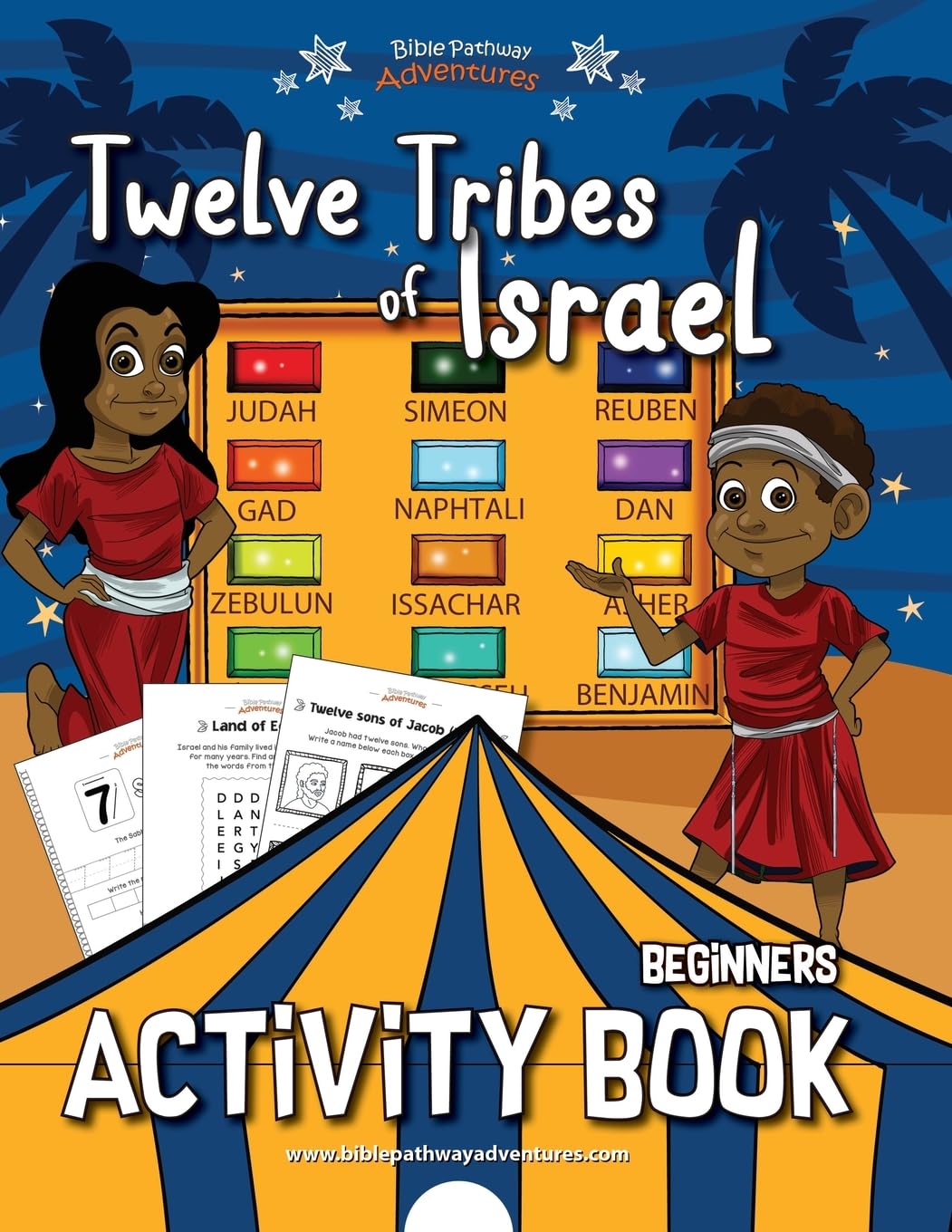 Twelve Tribes of Israel Activity Book for Beginners Religion & Esotericism