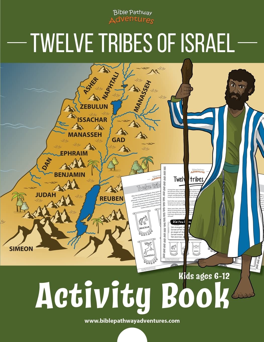 Twelve Tribes of Israel Activity Book Social Sciences