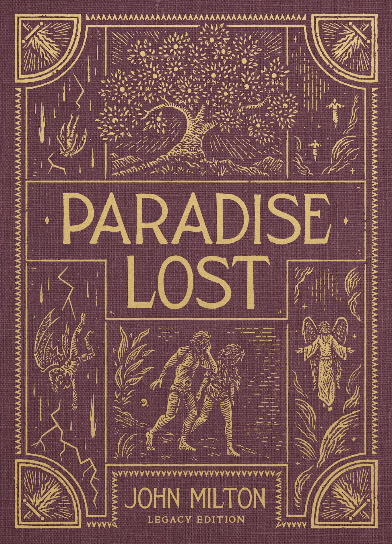 Paradise Lost: Legacy Edition (Clothbound Hardcover) with 50 Classic Illustrations by Gustave Dore Books