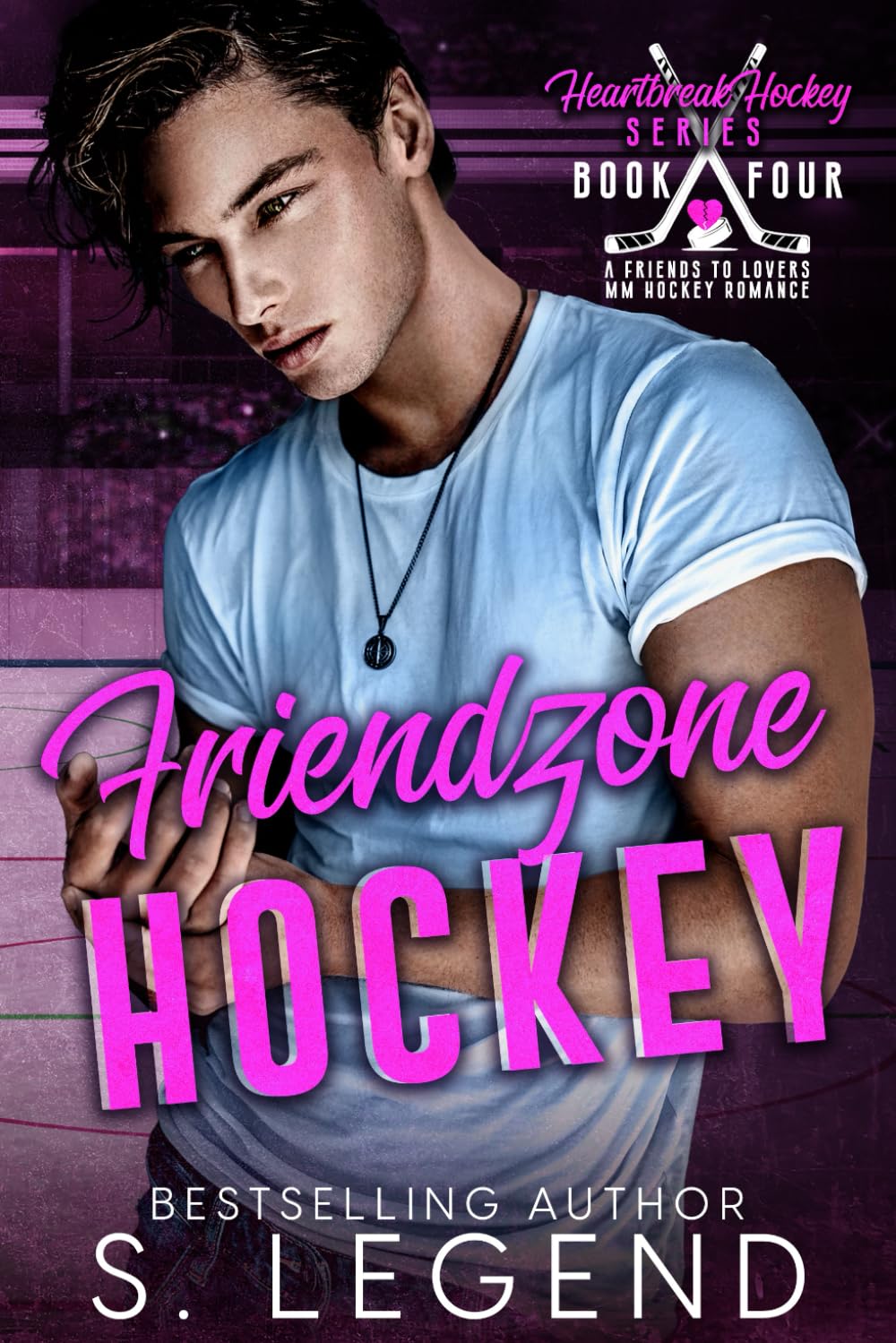 Friendzone Hockey: A Friends to Lovers MM Romance (Heartbreak Hockey Series, Band 4) LGBTQ+