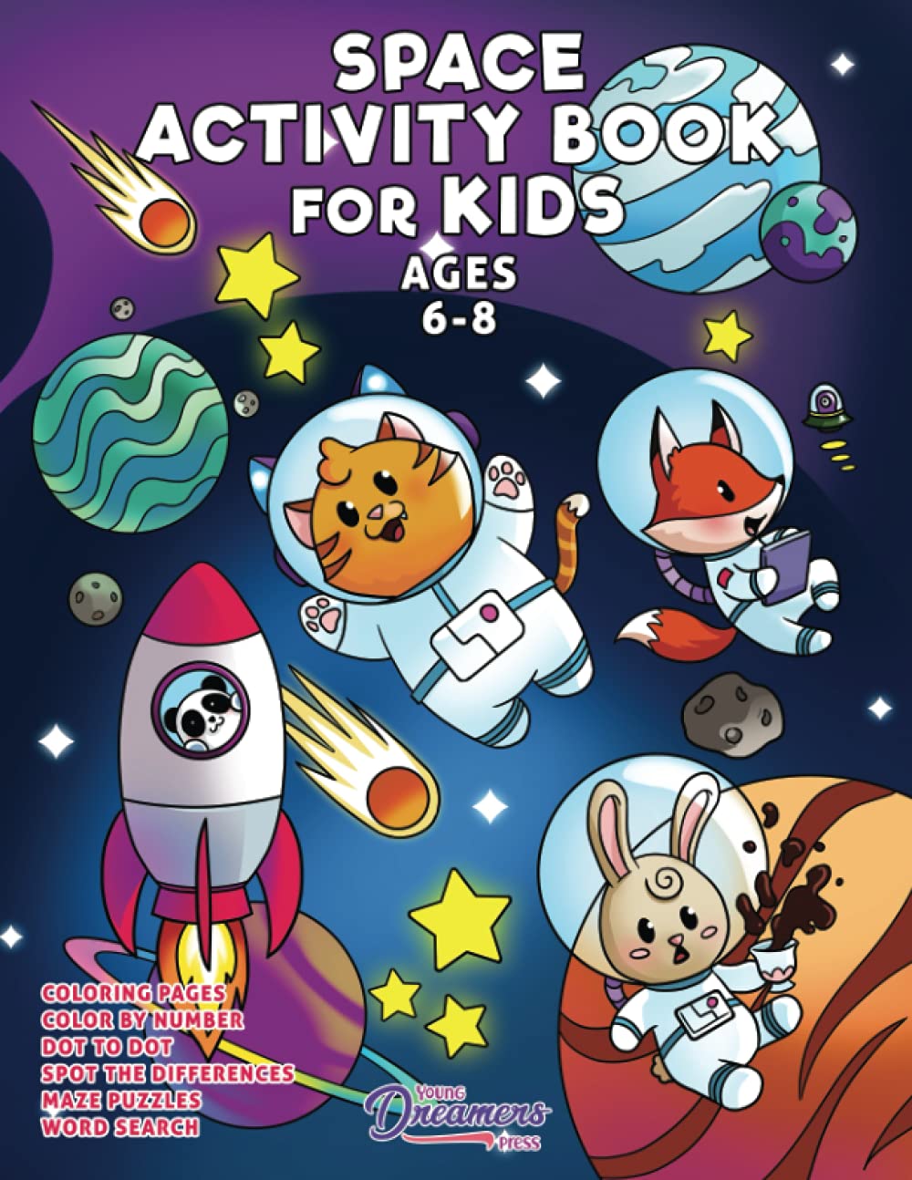 Product Image: Space Activity Book for Kids Ages 6-8
