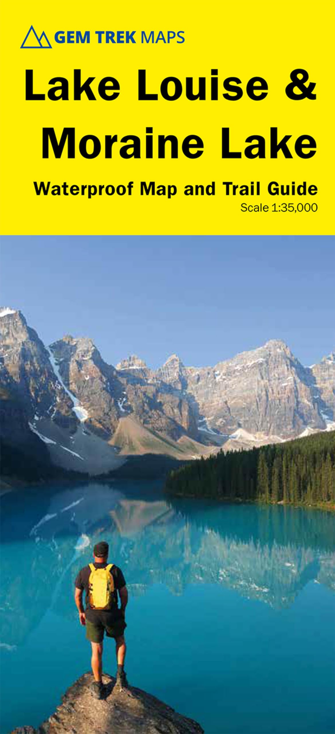Lake Louise & Moraine Lake Map | Gem Trek Map Reference Books